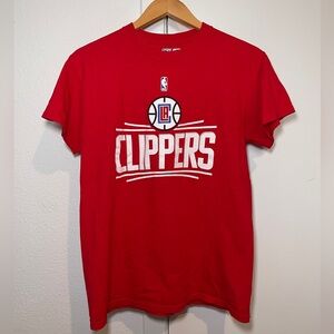 NBA LA Clippers Basketball Red Graphic T-Shirt